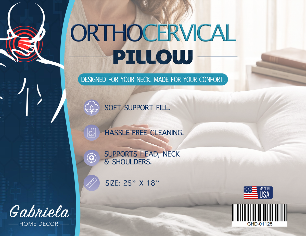 ORTHOCERVICAL NECK SUPPORT PILLOW
