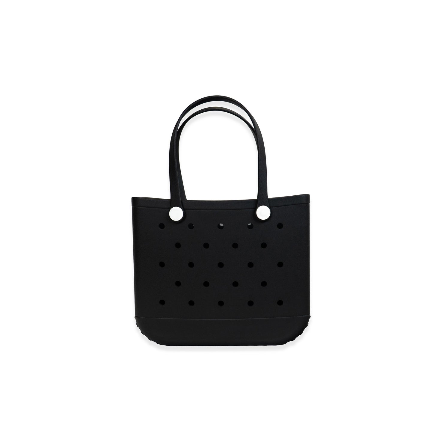 Black Rubber Tote Bag