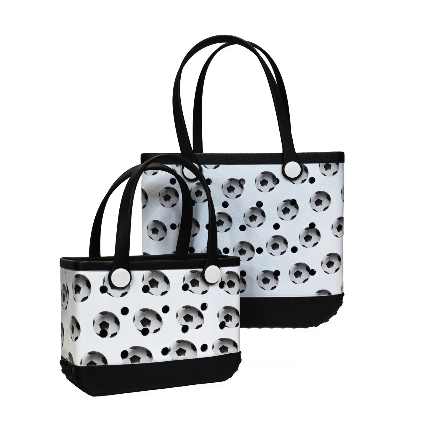 Soccer Rubber Tote Bag