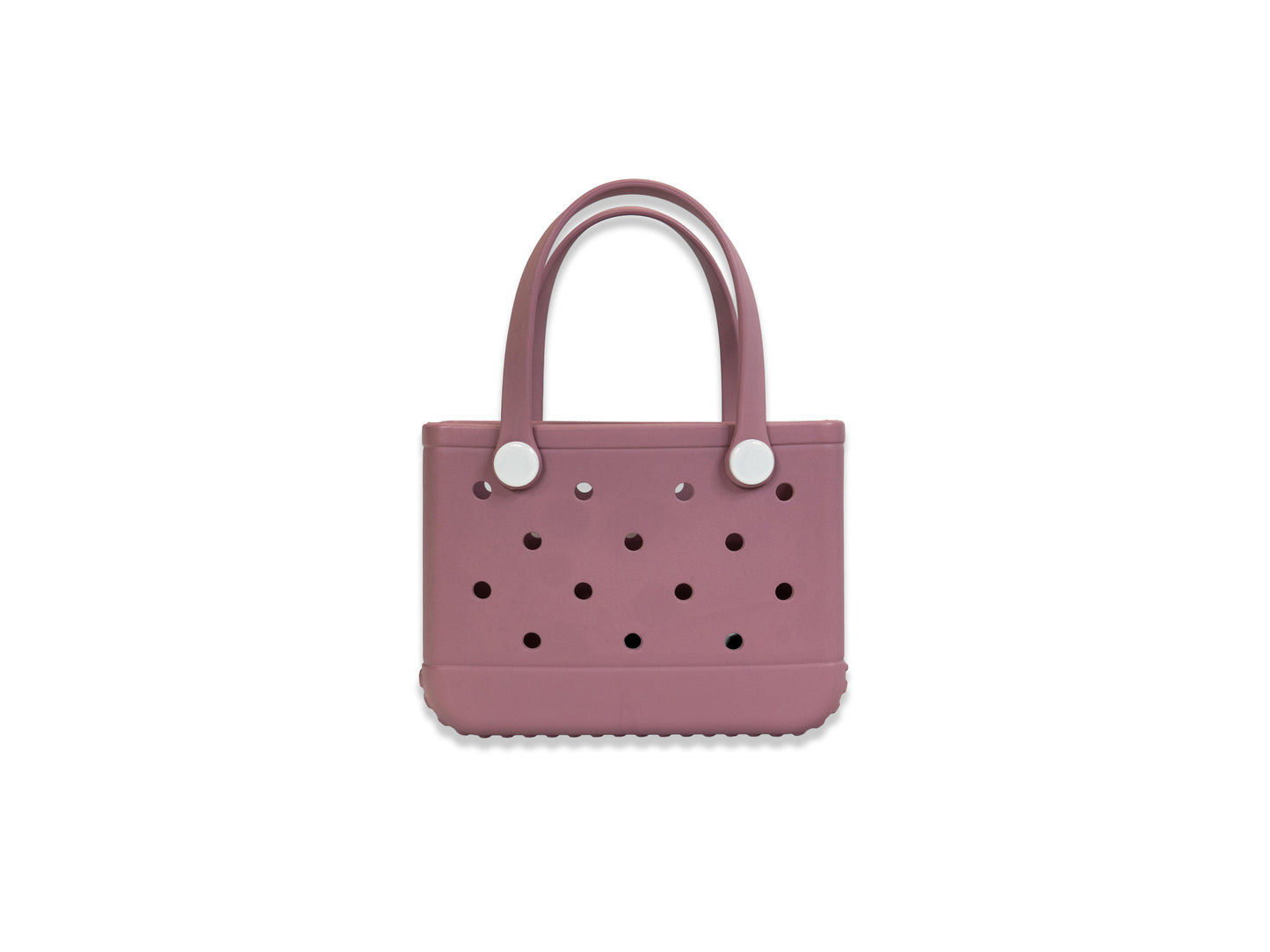 Lavender Rubber Tote Bag