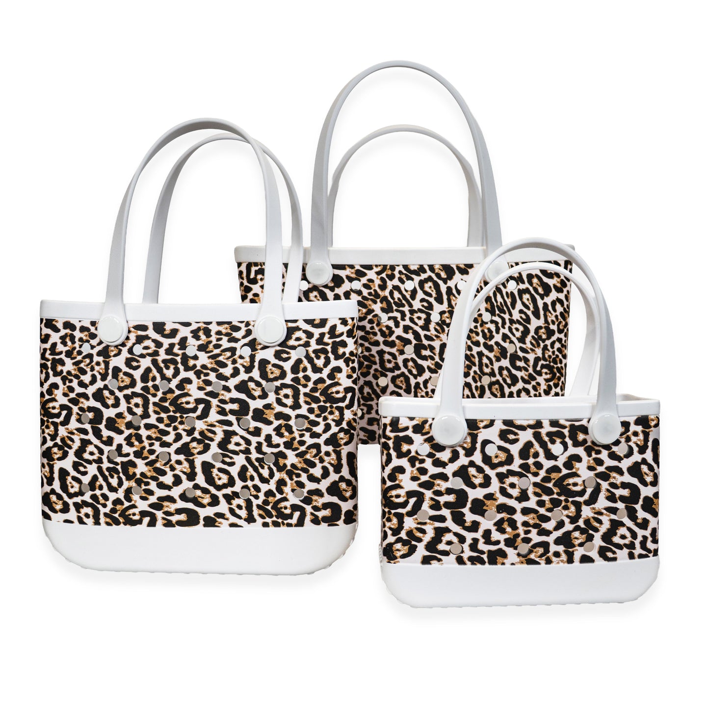 Cheetah Rubber Tote Bag