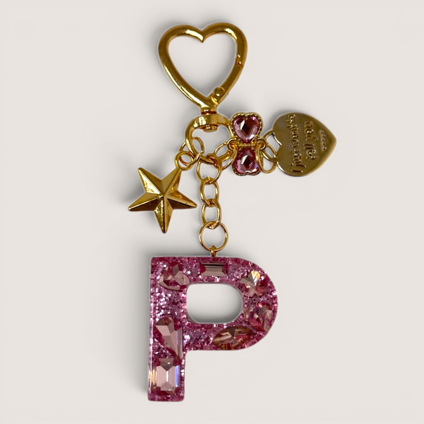 Alphabet Letter Key Chain For Stanley Cup