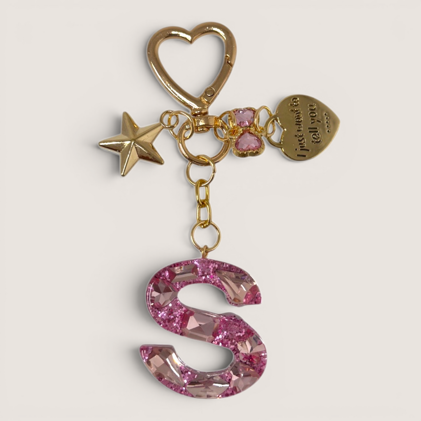 Alphabet Letter Key Chain For Stanley Cup